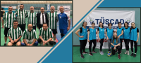 Sağlıkçılar Haftası kapsamında hastane takımları voleybol turnuvasına katılan hastanemizin kadın ve erkek voleybol takımları